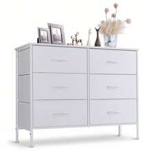 2 Drawer, 4 Drawer, 5 Drawer, 6 Drawer, 7 Drawer, 8 Drawer, 9 Drawer, 10 Drawer Fabric Dresser For Bedroom, Tall Chest Of Drawer Organizer Storage Cabinet For Closet, Entryway, White - trắng - Xem 11