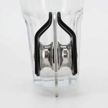 بكرة صغيرة مزدوجة لتسلق الصخور، بكرة تسلق الأشجار 36 كيلو نيوتن، يمكن اللوحة الجانبية، دوران 360 درجة، مصنوعة من سبيكة ألومنيوم عالية القوة، مع محمل كروي - الأسود - مشاهدة 8