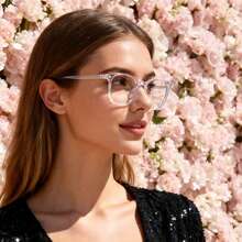 Women's Minimalist Oversized Transparent Casual Fashion Glasses