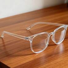 Women's Minimalist Oversized Transparent Casual Fashion Glasses