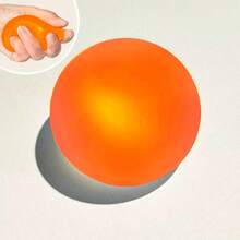 1/12 piezas Juguete de apretón, Pelota de alivio de estrés de rebote lento, Rellena con jarabe de malta transparente, Moldeable, Juguete de relajación sensorial, Pelota de ejercicio manual, Regalo para amigos - Multicolor - Ver 11