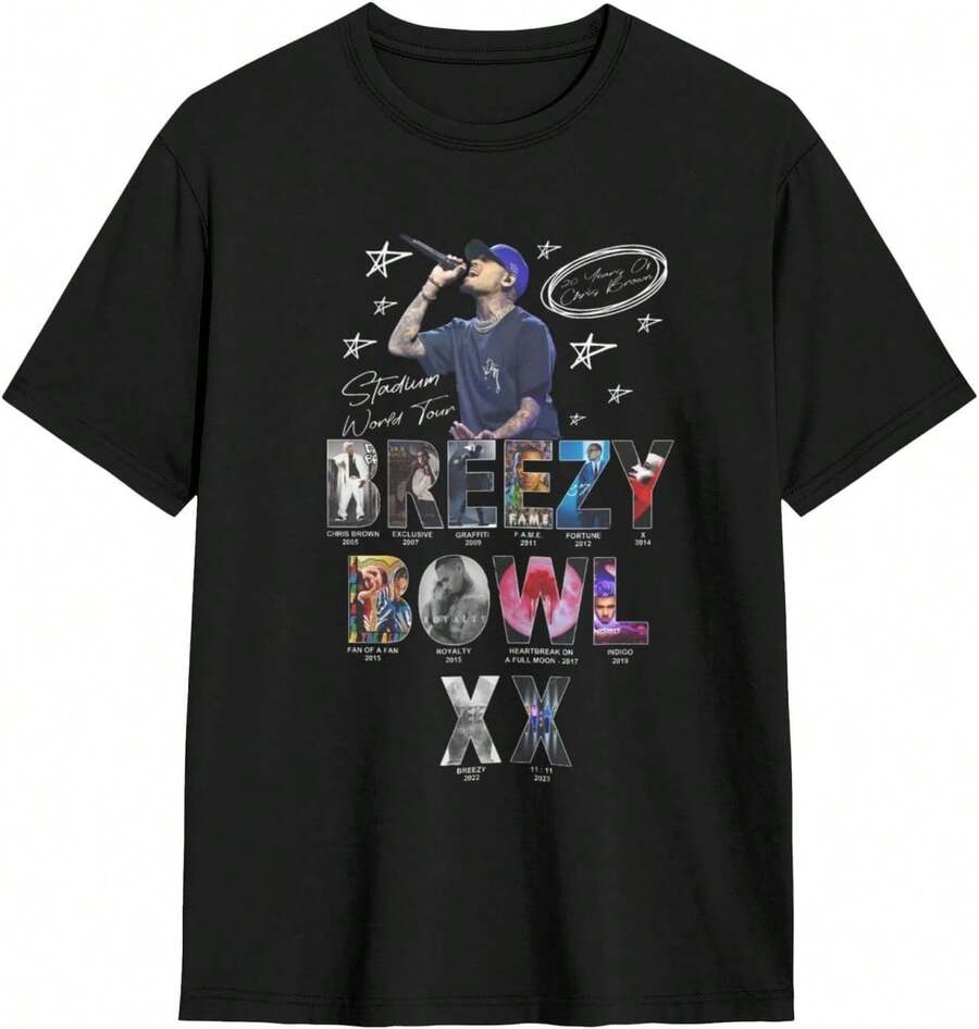 Big Boys Short Sleeve Crewneck T Shirts Tops Sport Tee Cotton - màu đen - Xem 1