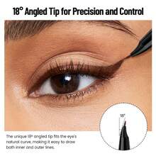 Pudaier Matte Liquid Eyeliner Pen - Waterproof, Quick-Drying, Smudge-Proof, Super Fine Tip, Create Cat Eye Makeup, Suitable For Daily And Party Occasions - #03 - View 4