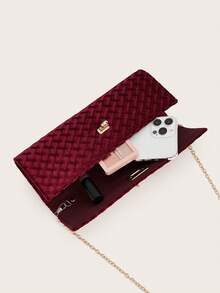 REMANLAND Bolsos de mano de lujo para mujer, bolso de embrague de terciopelo burdeos, bolso de noche con cierre giratorio dorado y asa superior, bolso de fiesta y boda para mujer, bolso de noche para fiesta, mujer, perfecto para fiesta, boda, baile de graduación, cena/banquete, mejor regalo para mujeres