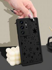GALLAPLE Star Pattern Phone Case Cover Protective Shockproof Cute Black White Design Fashion Cool Stylish For Men Women For IPhone S25Ultra S25 24 23 22 21 Plus FE A54 A53 A52 A36 A35 A34 A33 A16 A15 A14 A13 Case - 酒紅色 - 查看 9