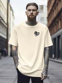 Men T-Shirts - 米色 - 查看 7