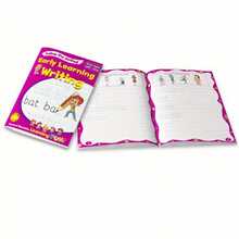 3pcs A4 English Alphabet & Number Handwriting Practice Notebook, Early Education Enlightenment Intelligent Erasable Notebook, Minimalist Design DIY Learning Alphabet & Number Book - Multicolor - View 7