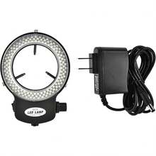 LiebeWH Iluminador de luz de Anillo Ajustable de 144 LED Microscopios Estéreo Brillo Lámpara de Anillo Ajustable para Cámara de Microscopio Accesorios Industriales - 1 - Ver 11