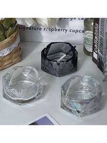 High-Value Ashtray Hotel Light Luxury Multifunctional Home Office Value Crystal Glass Ashtray - Multicolor - View 2