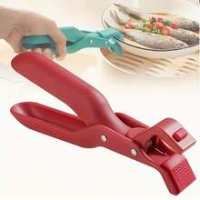 2pcs Heat Resistant Silicone Pot Holders, Multi-Function Dish Clamp, Non-Slip Kitchen Utensils - Multicolor - View 4