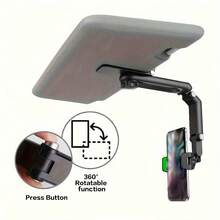 360° Rotatable Car Phone Holders, Car Driving Photography, Car Navigation, Universal Retractable Foldable Car Sun Visor Clip-On Mobile Phone Stand, Suitable For All Phones, Automotive Accessories,  Brackets & Clamps, Perfect Gift, Travel Essentials - màu đen - Xem 8