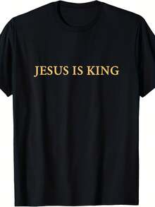 Jesus Is King Cistian T-Shirt - Style 14 - View 1