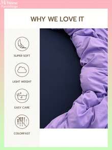 3 pièces Ensemble de literie violet et gris foncé, 1 housse de couette et 2 taies d'oreiller, textile d'ameublement doux et confortable, doux et agréable pour la peau, plusieurs couleurs disponibles, convient pour les dortoirs des hommes et des femmes, décoration d'intérieur simple et , literie de chambre douce et confortable, ensemble , lavage en machine, sans rembourrage