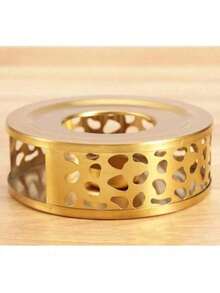 Réchaud à thé en acier inoxydable, chauffe-thé, réchaud de bureau isolé, réchaud chauffant, chauffe-thé à bougie, machine à thé d'extérieur, matériau épaissi robuste et durable, conduction de chaleur uniforme, conception compacte, facile à transporter, convient pour faire du thé, réchauffer le thé, chauffer le café, réchauffer les aliments, réchauffer le lait, simple et beau, surface ronde et lisse, conception de ventilation, scénarios d'utilisation illimités