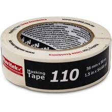 Cinta de enmascarar 110 |   Color Beige |   36 mm x 50 m |   Cinta Adhesiva Multiusos para Pintura y Bricolaje |   Fácil Remoción sin Residuos |   Uso Hogar, Taller y Oficina |   1 ud - 1 - Ver 7
