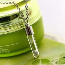 Blood Vial Necklace Stainless Steel Glass Heart Vial Perfume Bottle Cremation Urn Pendant Necklace For Women Keepsake Memorial Jewelry2025 - 3 - 查看 8