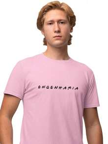 Men T-Shirts - Màu Hồng baby - Xem 2