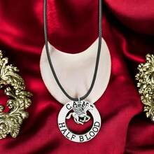 Camp Half Blood Winged Horse Pegasus Circle Olympian Silver Tone Necklace Annabeth Chase Percy Jackson2025 - 1 - 查看 6