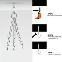 Saco costal de boxeo para entrenamientos diarios 120cm negro costal box entrenamiento saco golpeo gimnasio deportes artes marciales - Negro - Ver 2