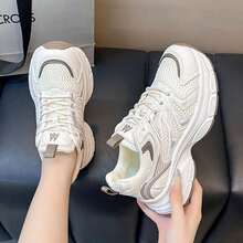 ZKBBO 女士透气网眼厚底厚底运动鞋，四季舒适休闲运动鞋