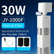 Built-In Filter Submersible Pump Oxygen Filter With Barrel Filter Water Pump - 30W - 1500L/H - View 12