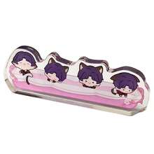 1pc Acrylic Desk Decor, Bag Charm, Keychain, Car Hanging Ornament - Qin Che, Shen Xingui, Qi Yu, Rafayel, Li Shen, Zayne - High Transparency Material, High Definition Printing - Bedside, Desk Decor, Collectible - Anime Desk Accessory, Versatile Decorative Item - Love And Deep Space Acrylic Brick - Student Gift - Multicolor - View 7