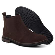 Men's Chelsea Boot Country Style Country Shoe Cowhide None Outdoor Boot - Cà phê - Xem 4