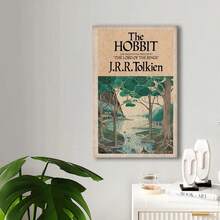 Framed Vintage Hobbit Book Cover Art Print | Bookish Gift For Book Lovers And Bookworm | Vintage Wall Art Decorable | Classic Book Lover Art For New Year, Halloween, Thanksgiving Day, Christmas, For Room Decor, Room Painting, Living Room Painting, Halloween Decor, Bathroom Decor, Home Decor, Wall Decor, Bedroom Decor. - Random Print(隨機印花) - 查看 5
