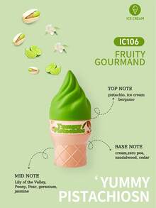 100ml欧式冰淇淋造型无焰香薰液，大牌同款香氛喷雾，家用空气清新剂，四种香味，提升气质佳品。具有提神、舒缓、消臭、提升香氛的功效，让人随时随地享受嗅觉盛宴。是送给女性的礼物。