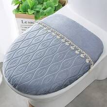 2pcs/Set Thickened Toilet Seat Cover, Universal Toilet Seat Cushion, All Season Use, Wedding Toilet Seat Cover, Universal Seat Cover, Red Wedding Toilet Seat Cover For Ramadan - Multicolor - View 15