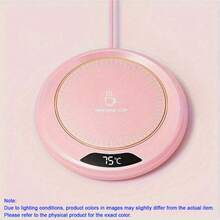 Cop Rose Smart USB Beverage Warmer - Adjustable 3-Temperature Coaster For Office, Camping & Picnics, Fits Most Cups