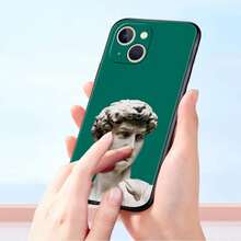 Mona Lisa Van Gogh Oil Painting Art Cover Compatible With  11 12 13 15 16 14 Pro Max Phone Case XR XS 7 8 Plus 2020 Luxury Cover Funda, Cover Compatible With  17 Case,  17 Pro Case,  17 Pro Max Case - a2 - 查看 7