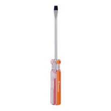 Desarmador Punta Plana 1/4" x 4" FUMETAX | Destornillador Básico Estándar Universal para Hogar y Bricolaje | Herramienta Manual Magnética Esencial SW-810901015 - Naranja - Ver 1
