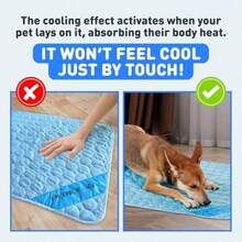 Inspector Tail Alfombrilla de refrigeracion automatica para perro + bolsa de cuerda gratis almohadilla suave lavable y portatil para mascotas para interiores o exteriores perfecta como manta para perrera sofa cama piso y coche - como en la foto - Ver 3