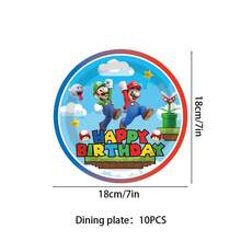 Cartoon Game Birthday Party Decoration Set, Including Cups, Napkin Plates, Candy Boxes, Gift Bags, Tablecloths, Pull Flags Games. Theme Balloon Party Set, Tableware, Children's Toys.