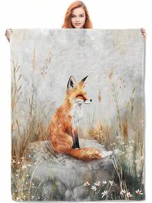 Skull Pattern Blanket For Women, Gothic Floral Flannel Blanket, Soft And Warm Lightweight Throw Blanket, Suitable For Bedding, Sofa, Home Travel Decoration 127cm X 152.4cm - Color 678 - View 8