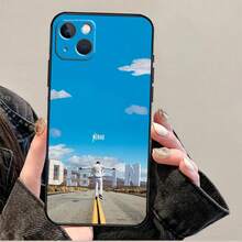 Funda de rapero francés Ninho France compatible con  14 11 12 13 15 16 Pro Max Mini Plus X XR XS Max, funda compatible con  17, funda de  17 Pro, funda de  17 Pro Max - 7124 - Ver 4