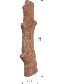 Outward Hound Dogwood Wood Durable Dog Chew Toys, Real Wood & Calming Hemp, 2-Pack, Medium - 山茱萸傑克 - 查看 16