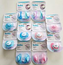 Bico Chupeta Buba Kit 02 chupetas e unitário tamanho 1 e 2 Recém Nascido Menino Menina - Multicolorido - Visão 4
