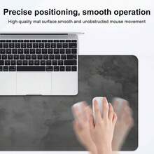 1pc Gray Marble Texture Mouse Pad - Minimalist Monochrome Aesthetic With Subtle Cloud-Like Patterns, Non-Slip Rubber Base For Stable Desktop, Reinforced Edges For Durability, A Quality Accessory To Create A Fashionable Office Environment And Immersive Gaming Experience, An Ideal Gift For Minimalists, Tech Enthusiasts, And Modern Design Lovers. - Multicolor - View 8