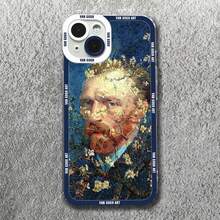 Gran funda de teléfono con pintura al óleo de Van Gogh compatible con  16 15 Pro Max 14 13 12 11 Pro Max 7 8 14 15 Plus X XR XS, funda suave y transparente, compatible con funda de  17, funda de  17 Pro, funda de  17 Pro Max - 5 - Ver 12