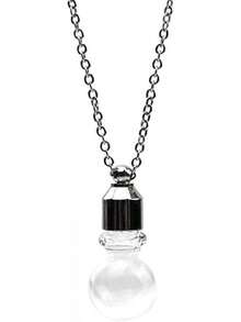 Blood Vial Necklace Stainless Steel Glass Heart Vial Perfume Bottle Cremation Urn Pendant Necklace For Women Keepsake Memorial Jewelry2025 - 14 - 查看 11