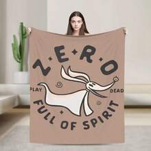 Nightmare Before Christmas Flannel Blanket Awesome Throw Blankets For Home 10.Jpg - trắng - Xem 1