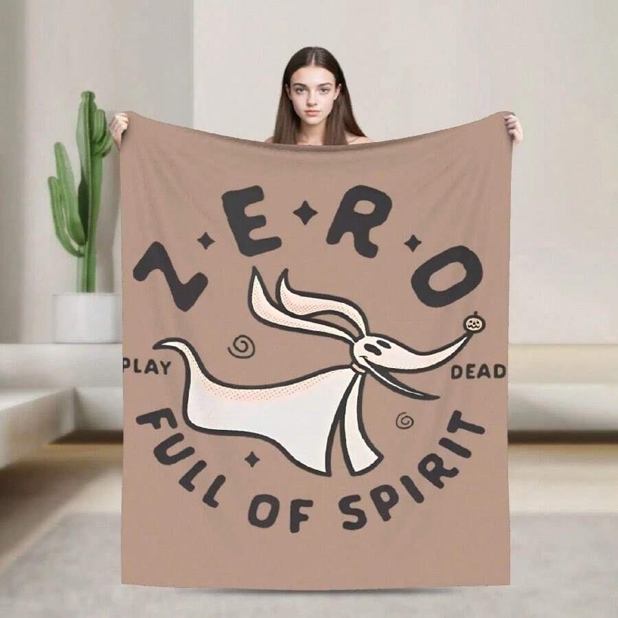 Nightmare Before Christmas Flannel Blanket Awesome Throw Blankets For Home 10.Jpg - trắng - Xem 1