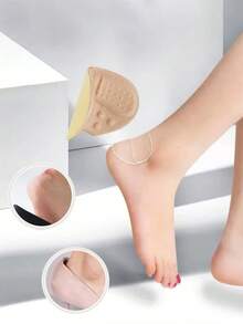 Épais demi-inserts de talon, empêchent le glissement pour les talons hauts trop grands pour les femmes - Nude - Voir 8
