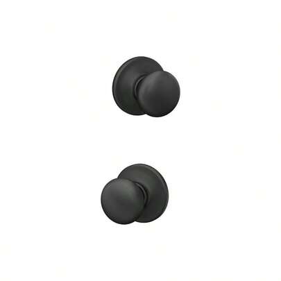 F10 PLY 619 Door Knob, Hall Closet Passage Lock, Satin Nickel