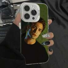Funda de teléfono T-Twilight Robert Pattinson para 17,16,15,14,13,12,11,Pro,Max,Plus,air, anti-caída, gris plata mate, parachoques duro - Z6 - Ver 7