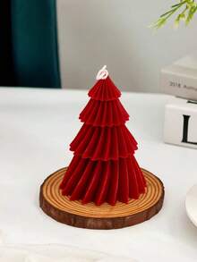 Multiple Red Colors Christmas Long Scented Candle Center Decoration, Multiple Home Decoration Candles, Wine Red Christmas Slender Candles, Suitable For Christmas Gift Decoration, Women's Gifts, Close Friend Gifts, Winter Gifts, Christmas Decorations, Christmas Gifts - Burgundy - View 15