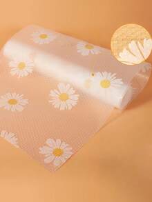 4 Pack Washable Waterproof Oil-Proof Refrigerator Liners For Fridge, Freezer & Cabinet Organizing - Patterned Refrigerator Mat - View 3