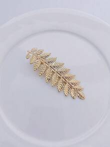 3pcs Leaf Decor Hair Clip For Everyday Styling Suitable For Campus Dating Vacation Daily Travel Boho Hair Combs Combs For Hair Side Comb, School Stuff, Wedding, Hair Accessories